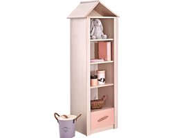 Cento Pink boekenkast kast huisje meisjeskamer
