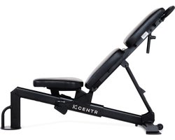 Centr FID Trainingsbank - Fitnessbank - Verstelbaar - Zwart