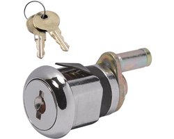 Centraal Meubelslot - Archiefkastslot Deurslot - Kasten Beveiligen - Drievoudig Vergrendelingsmechanisme - 5 x 5 x 2 cm - Zilver
