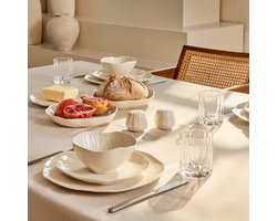 Cermico Serviesset 27-delig - 6 Personen - Beige - Keramisch Steengoed - OZ Home