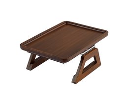 Ceruzo Armleuning Dienblad -Bamboe -Bruin -33x24 cm -Inklapbaar -Antislip