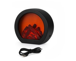 Ceruzo Led Sfeerhaard - 20x10x18- Mini Open Haard Lantaarn