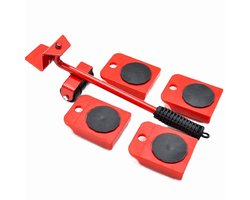 Ceruzo Meubelverplaatser – 5-delig – Verhuis & Tilhulp – 150 kg Draagkracht – 360° – Meubelrollers