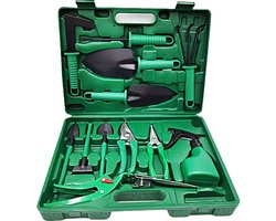 Ceruzo Tuingereedschapset 10-delig – Met Koffer - Tuin-Balkon-Camping