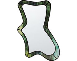 CERVILLE - Wandspiegel - Groen - Glas/MDF