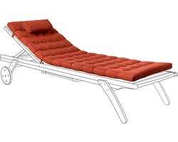 CESANA PREMIUM - Ligstoelkussen - Rood - Polyester