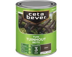 Cetabever - Tuinbeits Tuinhout Transparant - Ebben - 750 Ml