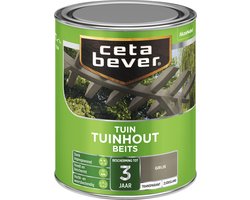 Cetabever - Tuinbeits Tuinhout Transparant - Grijs - 750 Ml