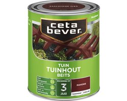 Cetabever - Tuinbeits Tuinhout Transparant - Mahonie - 750 ML