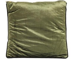 Cf Label Decoratiekussen Valerie 45 X 45 Cm Textiel Donkergroen