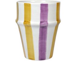 CHABI CHIC by MÔMÊ - Mok Ourika - medium - servies - keramiek - handgemaakt - goud - Marrakesh
