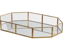 CHABRIS - Dienblad - Goud - Glas