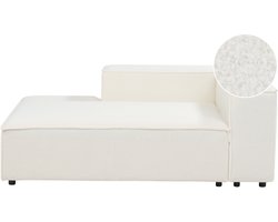 Chaise longue ARDAL Bouclé Wit