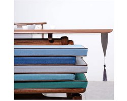 Chaise Longue kussen, Outdoor Indoor Tuin Patio Liggend Relaxer Kussen Zitbank Kussen Tatami Mat Raamkussen Vloermat Multi-color verschillende maten-Donkerblauw 200×40×8cm (79×15×3.2,5 cm)
