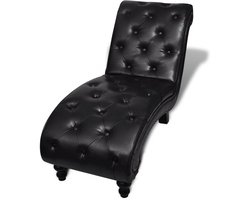 Chaise longue | Ligstoel | Zonligstoel kunstleer bruin