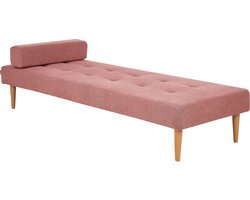 Chaise longue NIORT Stof Roze