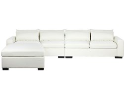 Chaise Longue Sofa DKD Home Decor Beige Crème Hout Modern 386 x 218 x 88 cm