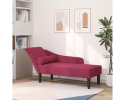 Chaise Lounge - Ligstoel Slaapbank - Ontspannen in de tuin - Gevoerd met elastisch schuim