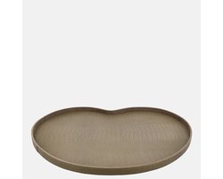 Chamada Chloe Kidney dienblad croco XL taupe