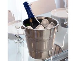 Champagnekoeler 22Cm RVS