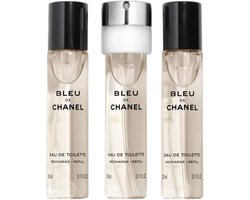 Chanel - Bleu De Chanel Navulling EDT 3x 20 ml
