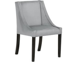 Chanel Prestige armstoel in velours Georgia IV grijze fauteuil