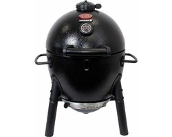 Char-Griller® Akorn Jr. Kamado BBQ en Smoker – Compacte Houtskool Barbecue met Gietijzeren Rooster – Ideaal voor Balkon, Terras, Camping en 2-4 Personen