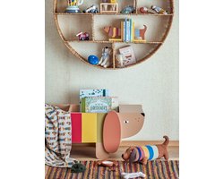 Charlie opberg bak hout multicolor 108cm