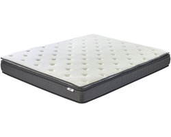 CHARM - Traagschuimmatras medium - Wit - 160 x 200 cm - Polyester