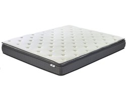 CHARM - Traagschuimmatras - Wit - 140 x 200 cm - Polyester
