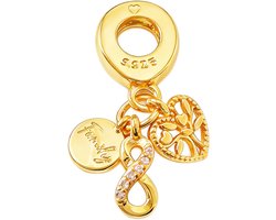 Charms Stopper 925 Sterling Silver voor Armband met Rubber Clip Stopper Charms voor Kralen Charm Armband Hanger Spacer