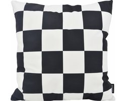 Checker Zwart Kussenhoes | Katoen/Polyester | 45 x 45 cm