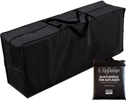 Chefarone Kussen Beschermhoes - Kussenhoes Tuinmeubelen - Weerbestendig - UV-bescherming - Zwart