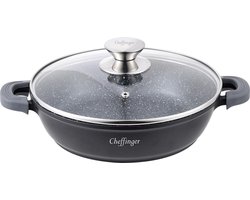 Cheffinger 28cm Lage Kookpot / Braadpan - CF-SC28