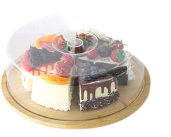 Cheffinger Bamboe Stolp - Taart Vershouddoos / Cake Bewaardoos - Ø 28,5cm