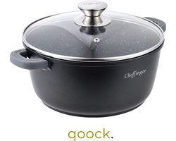 Cheffinger Cooking | Braadpan met deksel | 24cm | Alle warmtebronnen | DC24