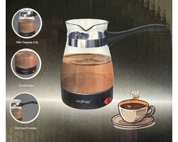 Cheffinger Elektrisch Turkse Koffieapparaat | 650W – 0,5L | Turkish Coffee | Türk Kahvesi | Cezve