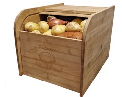 Chefs Cuisine Aardappelbak - aardappelbak met deksel - voorraadbak met deksel - voorraadpotten - Voor een kwaliteitsvolle opslag tot 20l