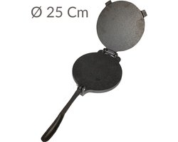 Chefs Cuisine Tortilla pers - roti maker - tortilla - gietijzer - ⌀25