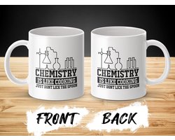 Chemie is als Koken Mok, Grappige Chemie Cadeau Idee, Wetenschap Nerd Mok, Lab Mok, Cadeau voor Scheikundige, Wetenschap Mok