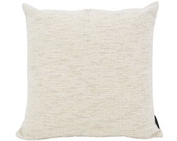 Chenille Kussenhoes 45x45 cm – Creme/Beige | Luxe Sierkussenhoes | NOVÉE