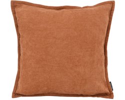 Chenille Piped Terra Kussenhoes | 45x45 cm | Polyester