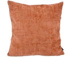 Chenille Stripe Terra Kussenhoes | 45 x 45 cm | Polyester