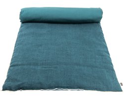 Chennai linnen sprei blue de prusse - 85x200 cm