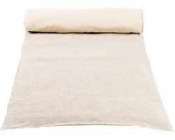 Chennai linnen sprei naturel - 85x200 cm