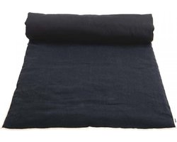 Chennai linnen sprei noir - 85x200 cm
