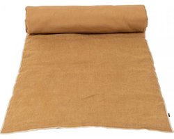 Chennai linnen sprei tabac - 85x200 cm