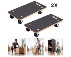 Cheqo® Meubelroller - Meubelrollers - Meubeltransporter - Meubelverplaatser - Transportroller - Transport trolley - Verhuis trolley - Transport dolly - Meubelhondje - Transporthulp - Verhuis hondje