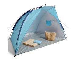 Cheqo® Strandtent - Strand Tent - Strandtentje - Strand Shelter - Strand Schuiltent - Strandcabine - Strandhuisje - Strandtent UV - Strandtent UV 50 - UV Strandtent - UV Werptent Strand