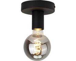 Chericoni Basic Plafondlamp- 1 lichts- Ø12 cm- E27- Zwart